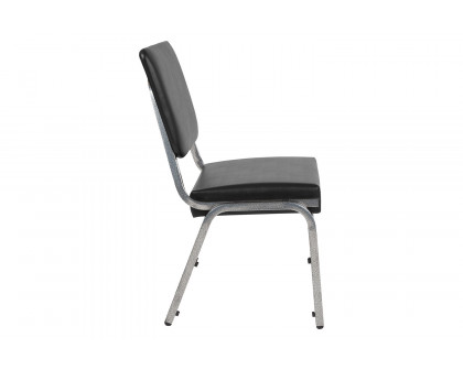 BLNK - HERCULES Series Vinyl Antimicrobial Bariatric Medical Reception Chair with 3/4 Panel Back