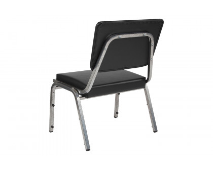 BLNK - HERCULES Series Vinyl Antimicrobial Bariatric Medical Reception Chair with 3/4 Panel Back