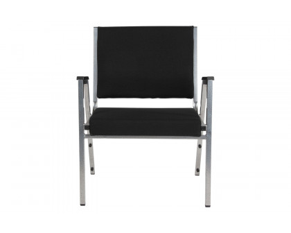 BLNK™ HERCULES Series Fabric Antimicrobial Bariatric Medical Reception Arm Chair - Black