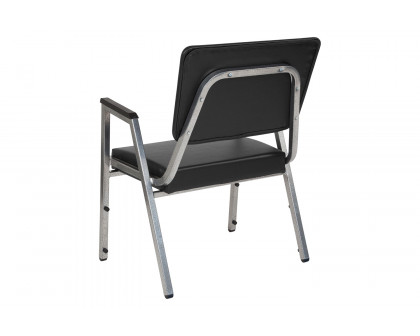 BLNK - HERCULES Series Vinyl Antimicrobial Bariatric Medical Reception Arm Chair with 3/4 Panel Back