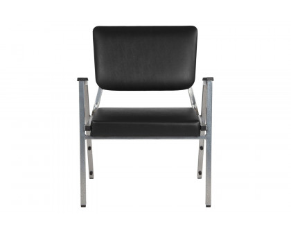 BLNK - HERCULES Series Vinyl Antimicrobial Bariatric Medical Reception Arm Chair with 3/4 Panel Back