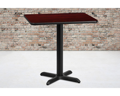 BLNK Rectangular Table with 22'' x 22'' Base