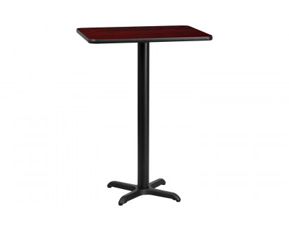 BLNK Rectangular Bar Height Table with 22'' x 22'' Base