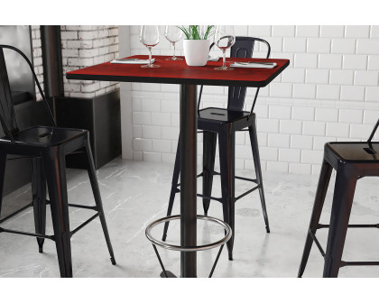 BLNK Square Bar Height Table with 22'' x 22'' Base