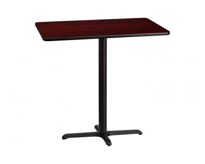 BLNK Rectangular Bar Height Table with 23.5'' x 29.5'' Base