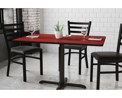 BLNK Rectangular Table with 23.5'' x 29.5'' Base