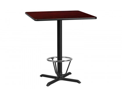 BLNK Square Bar Height Table with 30'' x 30'' Base