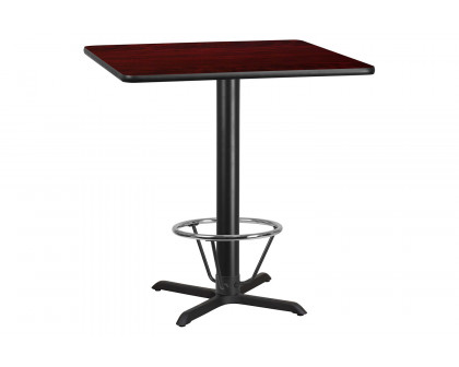 BLNK Square Bar Height Table with 33'' x 33'' Base