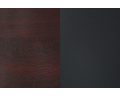 BLNK Glenbrook Rectangular Laminate Reversible Table Top - Black or Mahogany, 24"W x 30"L