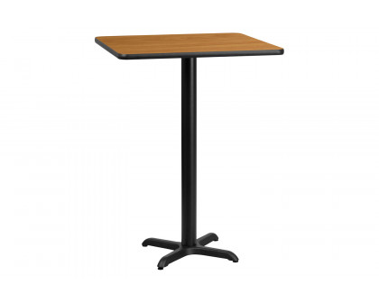 BLNK Square Bar Height Table with 22'' x 22'' Base