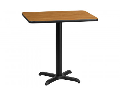 BLNK Rectangular Table with 22'' x 22'' Base