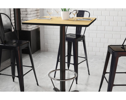 BLNK Square Bar Height Table with 22'' x 22'' Base