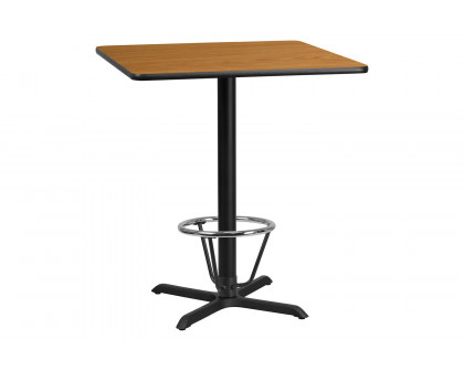 BLNK Square Bar Height Table with 30'' x 30'' Base