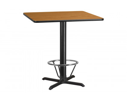 BLNK Square Bar Height Table with 33'' x 33'' Base