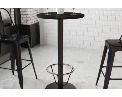 BLNK Round Bar Height Table with 18'' Round Base