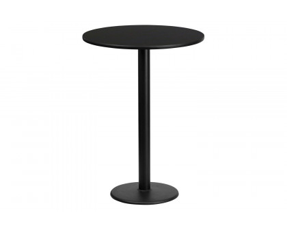 BLNK Round Bar Height Table with 18'' Round Base