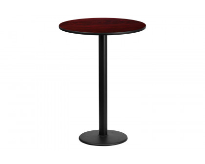 BLNK Round Bar Height Table with 18'' Round Base