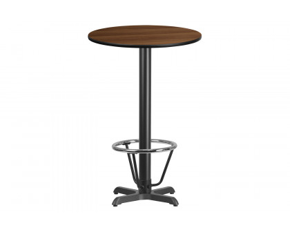 BLNK Round Bar Height Table with 22'' x 22'' Base