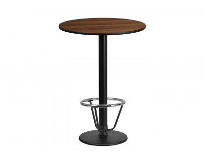 BLNK Round Bar Height Table with 18'' Round Base