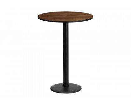 BLNK Round Bar Height Table with 18'' Round Base