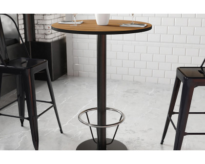 BLNK Round Bar Height Table with 18'' Round Base