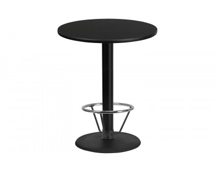 BLNK Round Bar Height Table with 24'' Round Base