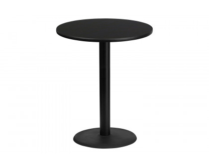 BLNK Round Bar Height Table with 24'' Round Base