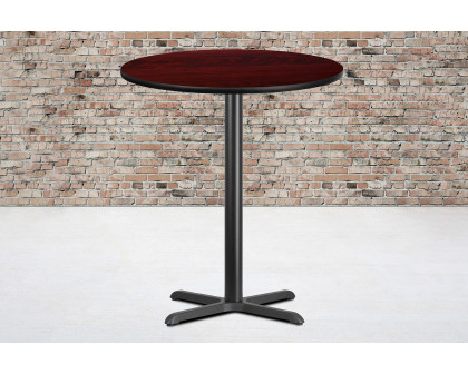 BLNK Round Bar Height Table with 30'' x 30'' Base