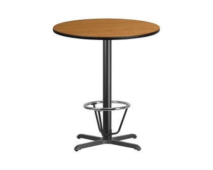 BLNK Round Bar Height Table with 30'' x 30'' Base