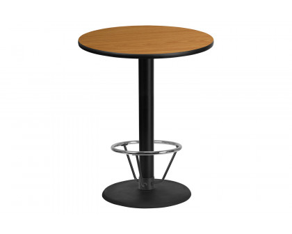 BLNK Round Bar Height Table with 24'' Round Base