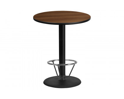 BLNK Round Bar Height Table with 24'' Round Base