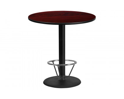 BLNK Round Bar Height Table with 24'' Round Base