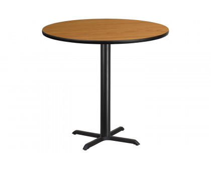 BLNK Round Bar Height Table with 33'' x 33'' Base