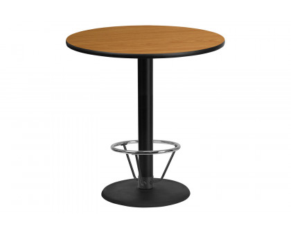 BLNK Round Bar Height Table with 24'' Round Base