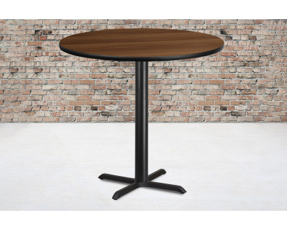 BLNK Round Bar Height Table with 33'' x 33'' Base