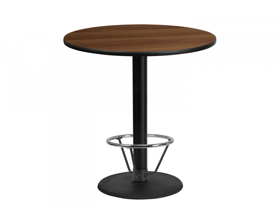 BLNK Round Bar Height Table with 24'' Round Base