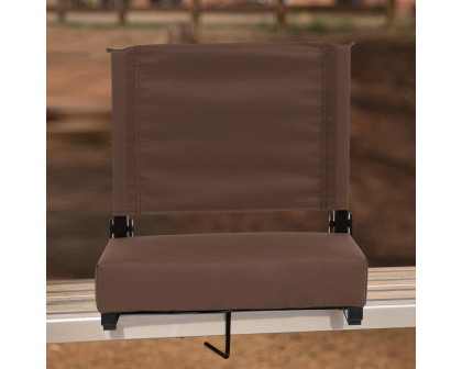 BLNK Grandstand Comfort Lightweight Stadium Chair with Handle and Ultra-Padded Seat