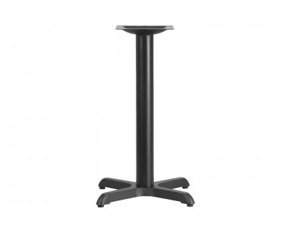 BLNK Beverly Restaurant Table X-Base with Table Height Column