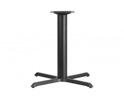 BLNK Beverly Restaurant Table X-Base with Table Height Column - 33"W x 33"L