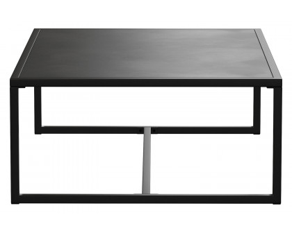 BLNK - Brock Commercial Outdoor Patio Coffee Table Black Coffee Table