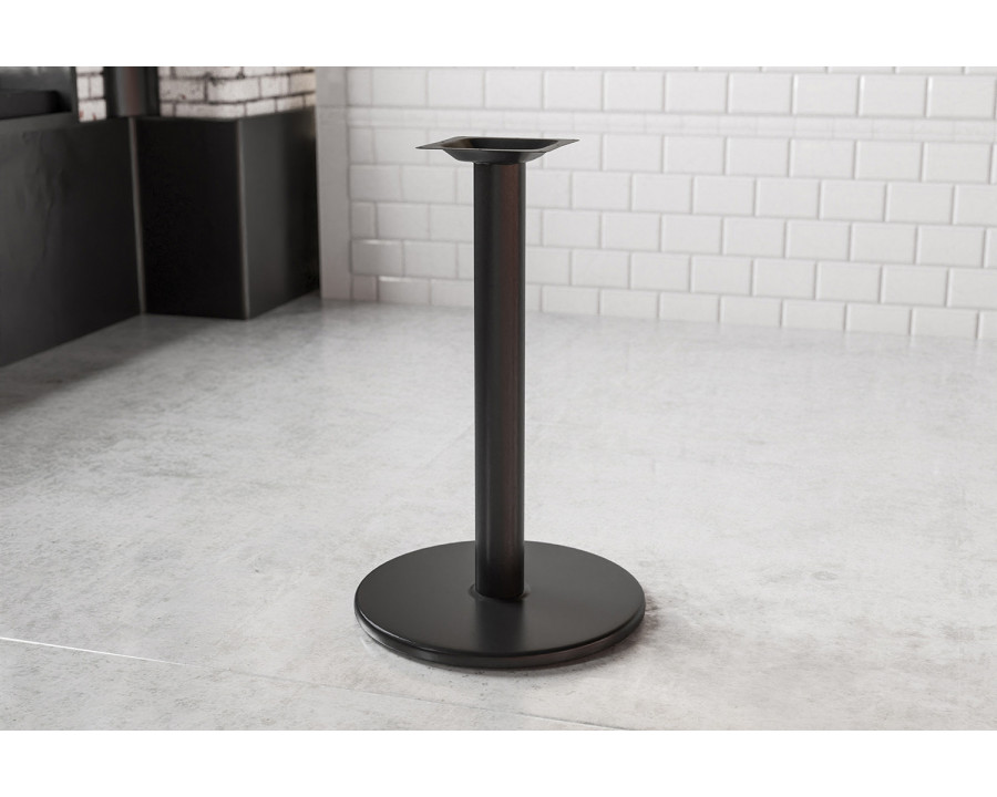 BLNK Beverly Round Restaurant Table Base with Table Height Column