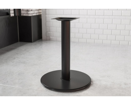 BLNK Beverly Round Restaurant Table Base with Table Height Column