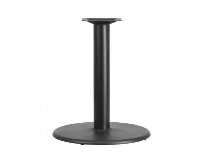 BLNK Beverly Round Restaurant Table Base with Table Height Column - 24"D