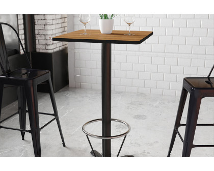 BLNK Square Bar Height Table with 22'' x 22'' Base