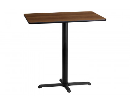 BLNK Rectangular Bar Height Table with 23.5'' x 29.5'' Base