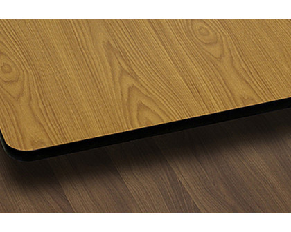 BLNK Glenbrook Rectangular Laminate Reversible Table Top - Natural or Walnut, 24"W x 42"L