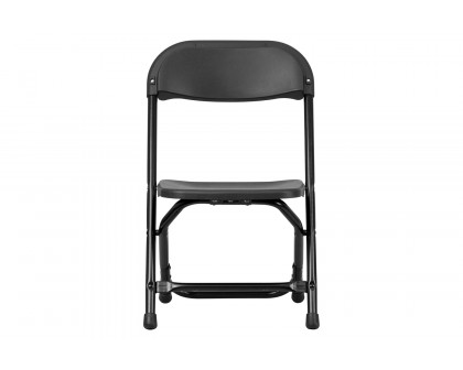 BLNK Timmy Kids Plastic Folding Chair - Black