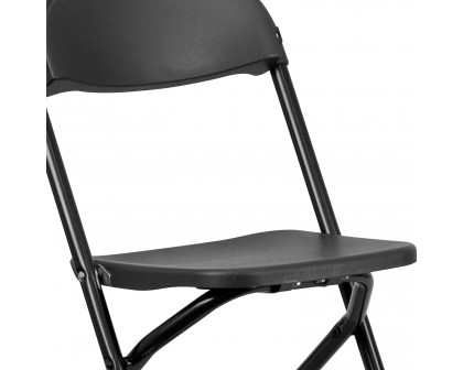 BLNK Timmy Kids Plastic Folding Chair - Black