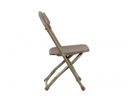 BLNK Timmy Kids Plastic Folding Chair - Brown