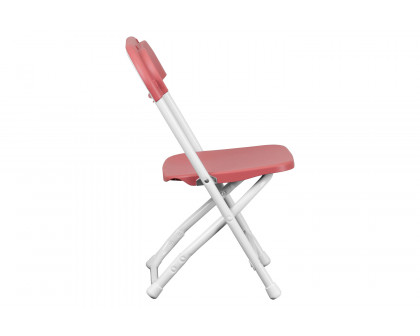 BLNK™ Timmy Kids Plastic Folding Chair - Burgundy